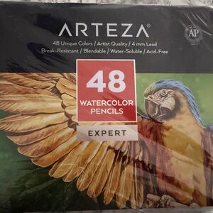 ARTEZA Watercolor Pencils Set - 48 Colors
